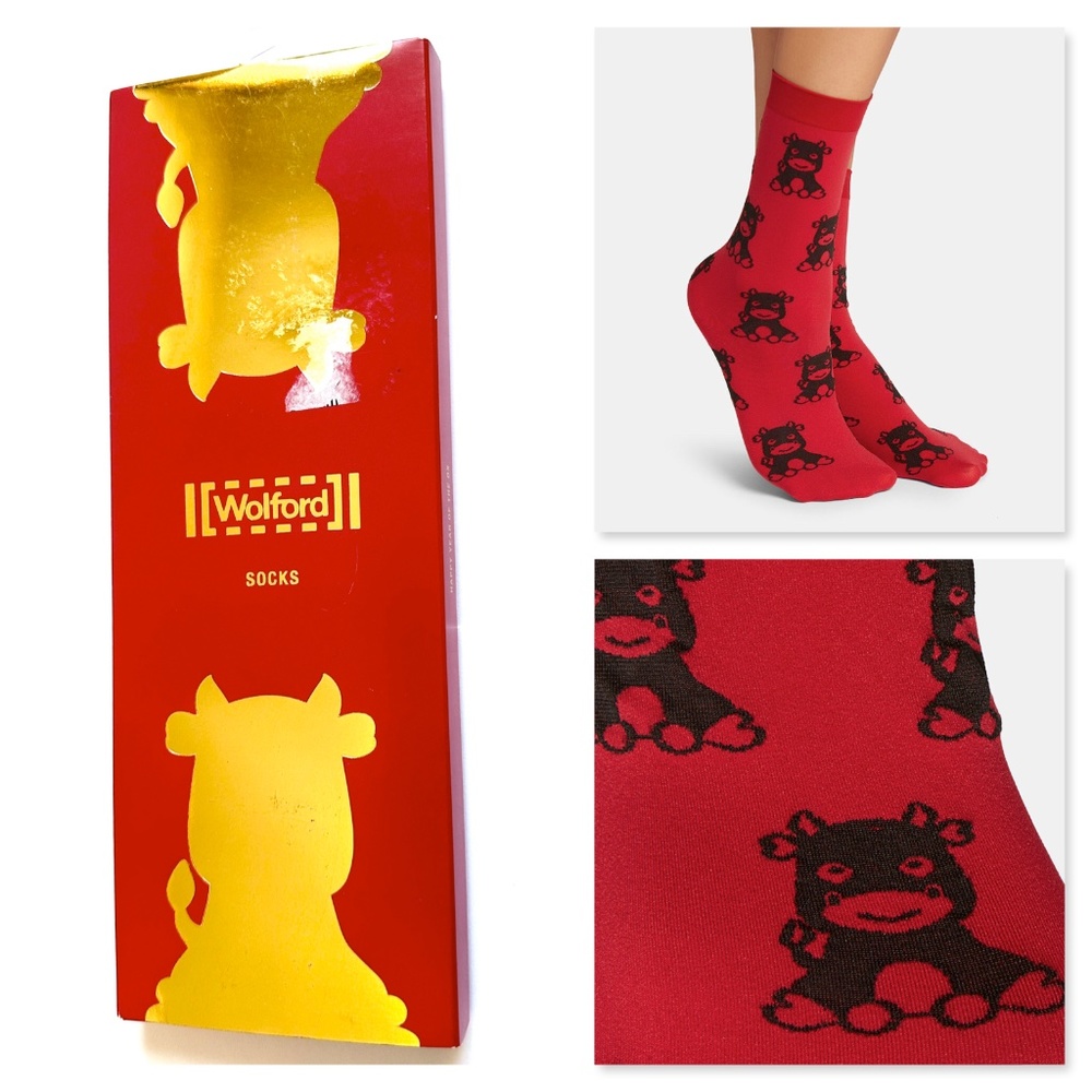 Wolford Chinese New Year OX socks